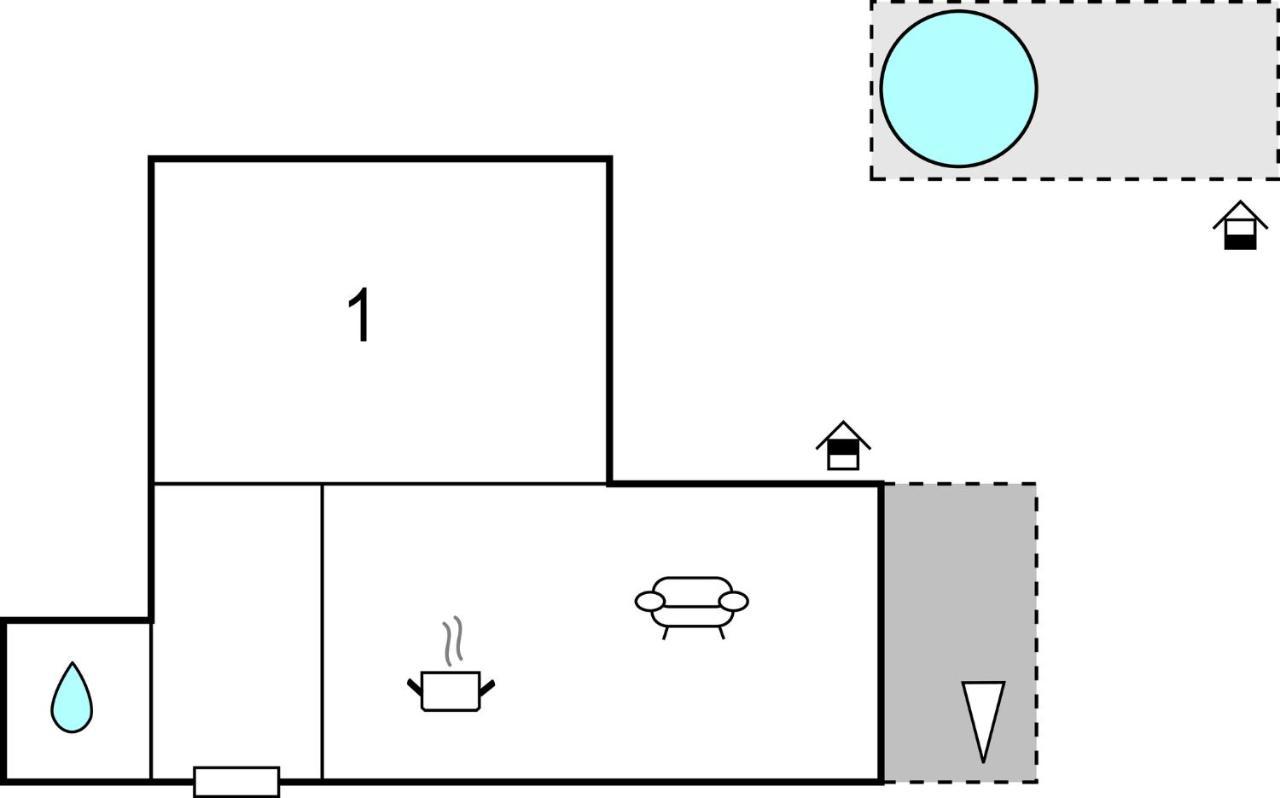 1 Bedroom Gorgeous Apartment In Мощеничка-Драга Экстерьер фото